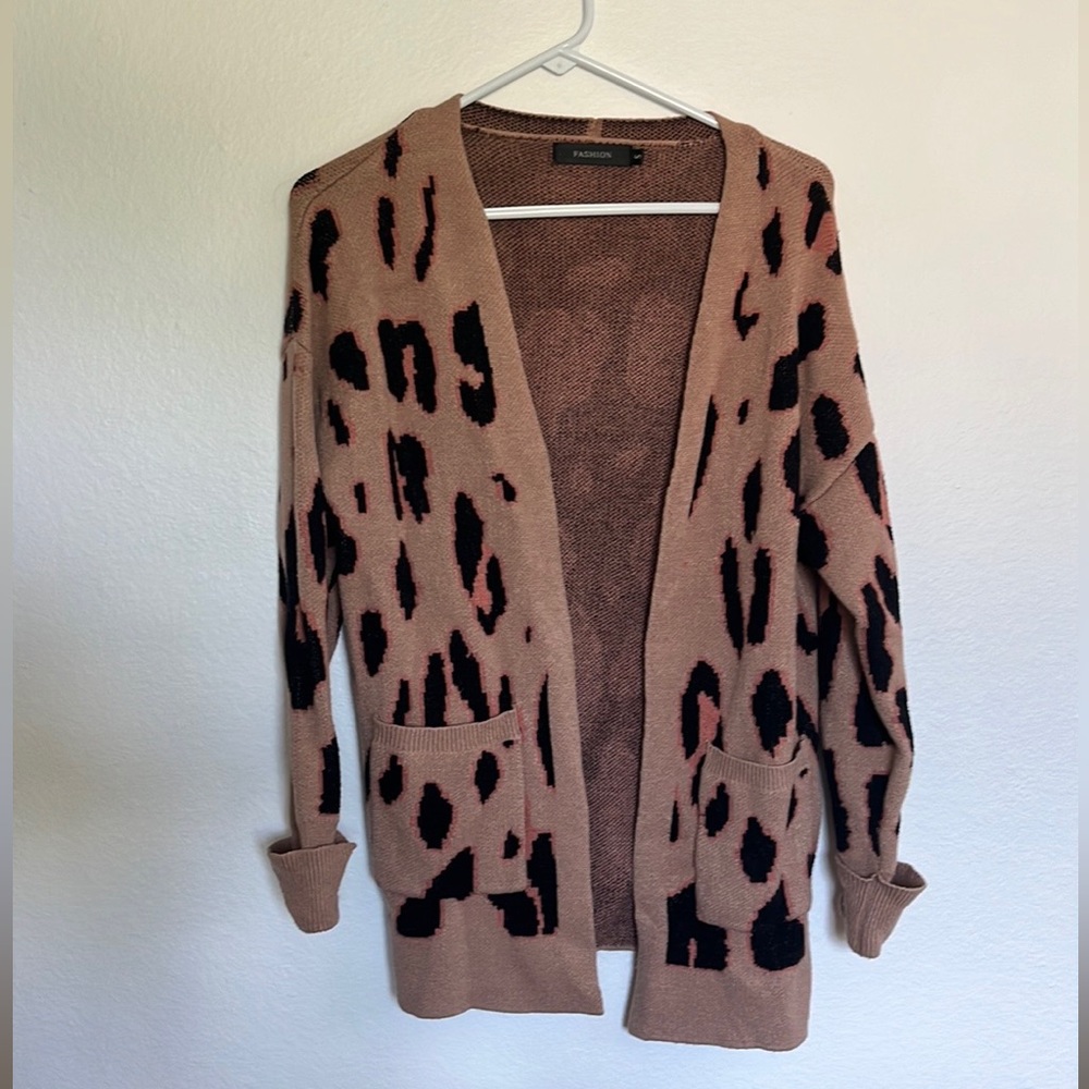FASHION cheetah cardigan
